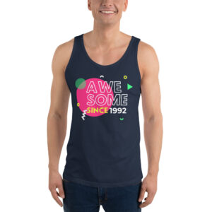 AWESOME SINCE TANKTOP | AWESOME BIRTH YEAR TANK | PERFECT PERSON T-SHIRT | FITNESS WEAR | Unisex Tank Top