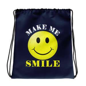 Smile Drawstring bag