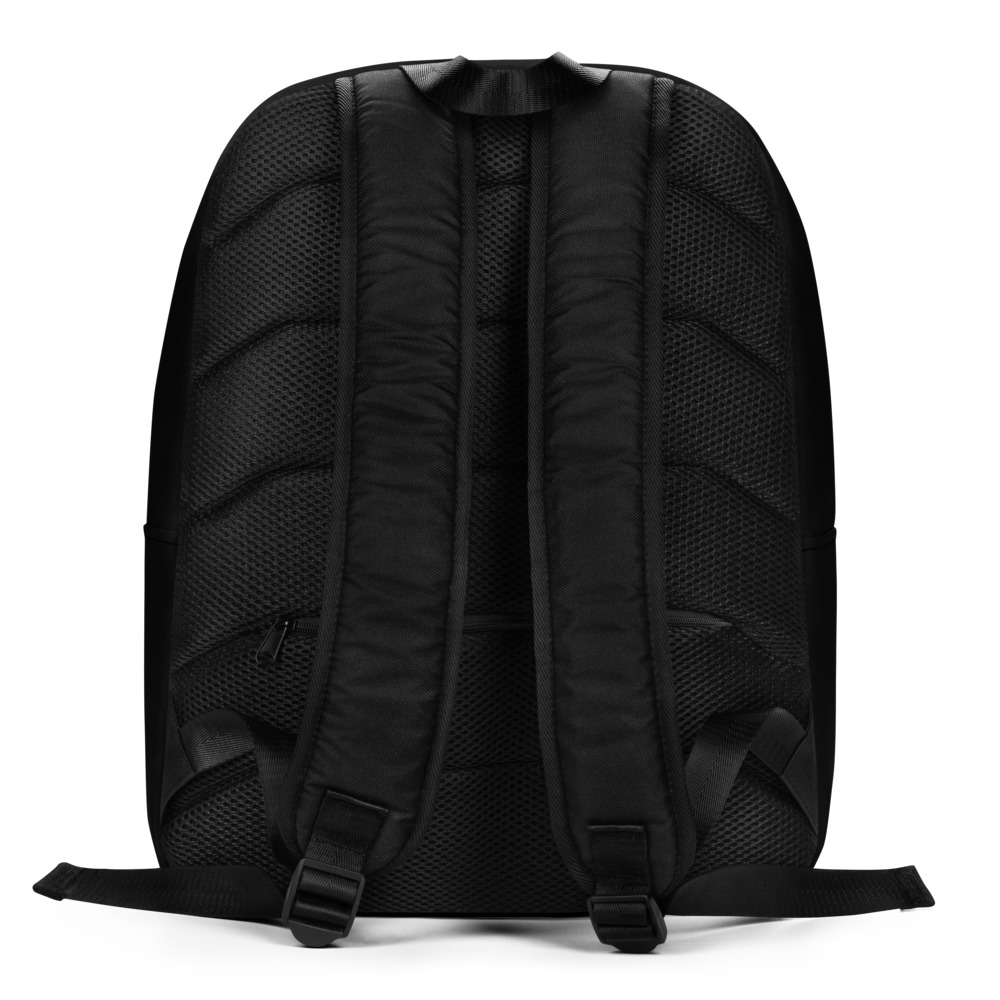 NOW OR NEVER Minimalist Backpack | DO IT NOW | IT'S THE RIGHT TIME | POLYESTER FABRIC | HIDDEN BACK POCKET - Image 4