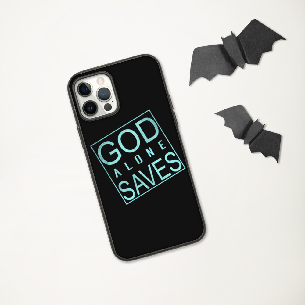 GOD ALONE SAVES Biodegradable Iphone case | IPHONE 7-12 PRO MAX | GOD QUOTE | FAITH | TRUST | FATE - Image 13