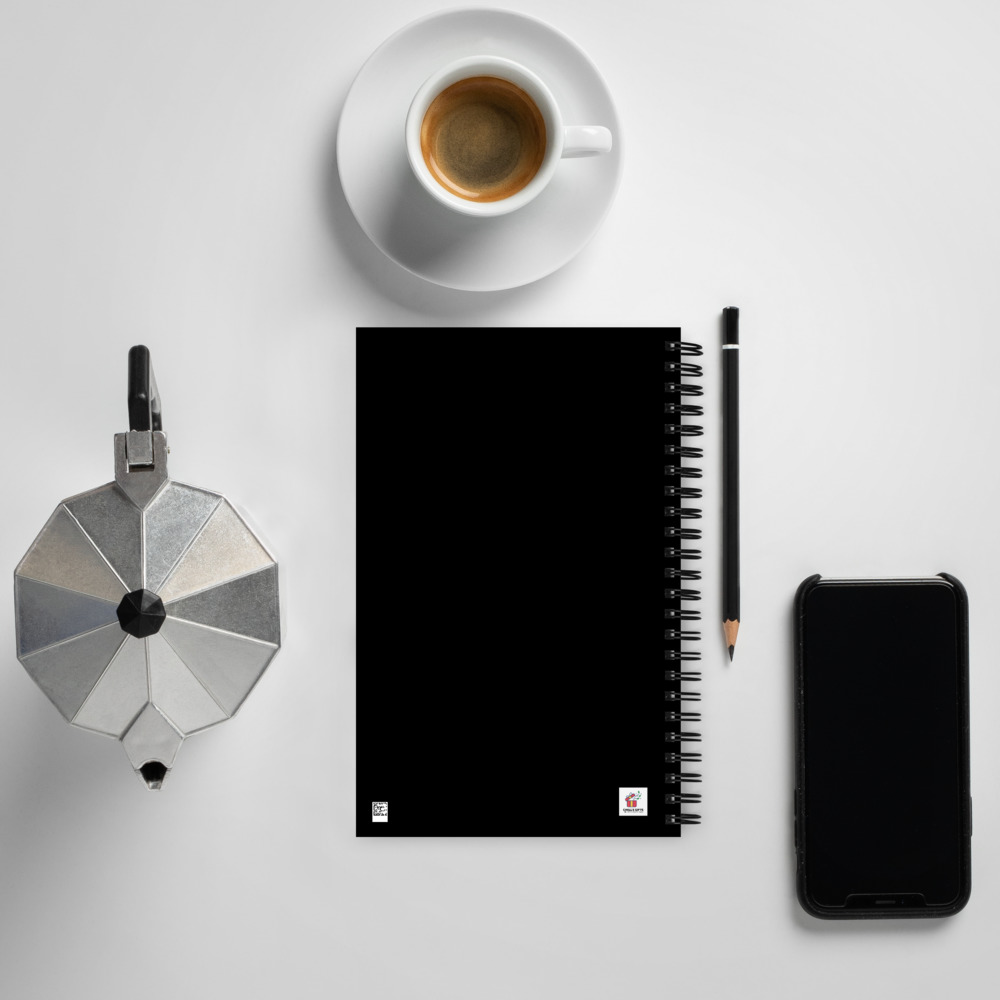 LEARN FROM YESTERDAY Spiral notebook | LIFE QUOTE DIARY GIFT | STYLISH TYPOGRAPHIC ART NOTEBOOK | SOFT TOUCH COATING | CLASS NOTEBOOK | LIFE LESSONS | MISTAKES | NEVER GIVE UP - Image 2