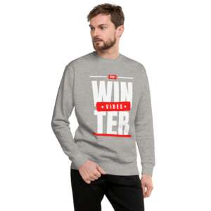 WINTER VIBES Unisex Fleece Pullover | 2021 | WINTER 2021 | GOOD VIBES | WINTER SEASON | FLEECE | STREETWEAR | S-2XL