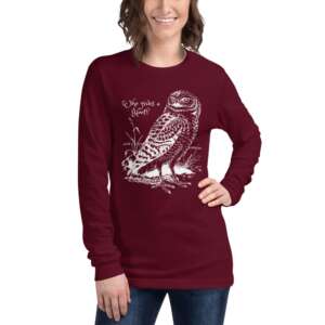 Owl Unisex Long Sleeve Tee