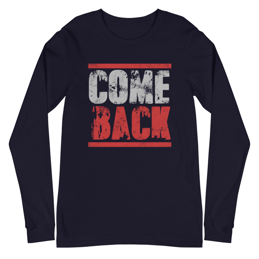 Come Back Unisex Long Sleeve Tee | Regular Fit Cotton Tee - Image 6