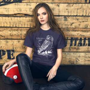 Owl Short-Sleeve Unisex T-Shirt