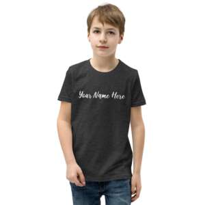 Personalized Name Youth Short Sleeve T-Shirt