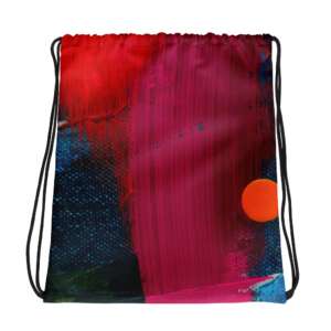 ABSTRACT Drawstring bag | ABSTRACT ART | ACRYLIC | OIL PAINTING | DIGITAL PAINTING | POLYESTER | SHOULDER STRAPS
