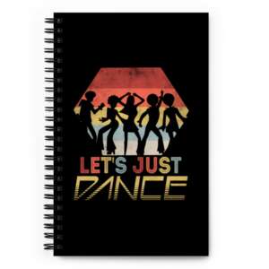 DANCE Spiral notebook ! FUN NOTEBOOK | PARTY | LIGHTS | SOFT TOUCH PAPER | DIARY | SCHOOL BOOKS