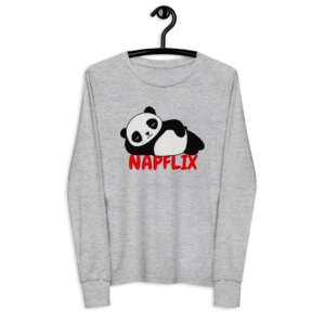 Grey-colored long sleeved winter tee makes a great gift for teenage girls