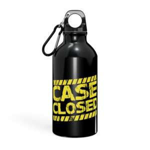 Case Closed Oregon Sport Bottle | Gym bottle | Aluminium | Twisting Lid | Sherlock Holmes | Multiple Colors available