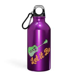 Let It Be Oregon Sport Bottle | Gym bottle | Aluminium | Twisting Lid | Guitar Graphic Art | Multiple Colors available