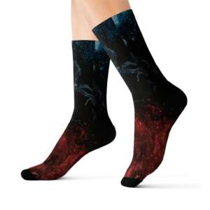 Galaxy Sublimation Socks | Winter Wear | High Quality