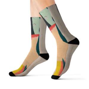 Abstract Art Sublimation Socks | Winter Wear | High Quality