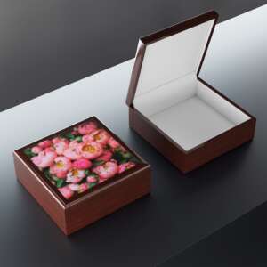 Floral Jewelry Box | Jewellery Gift | Flowers | Greenery | Gift Box