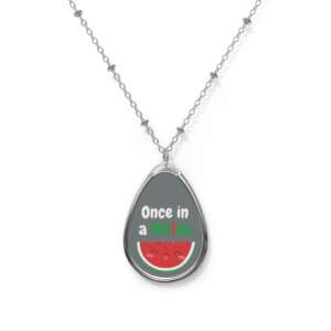 My Melon Oval Necklace | Cute | Once in a lifetime | Gift | Jewellery