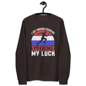 Luck Unisex eco sweatshirt | Casual wear | Winter stuff | Be positive