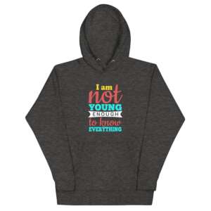 Mature Unisex Hoodie | Young | Oldie Goldie | Winter Wear | Hoodie Style