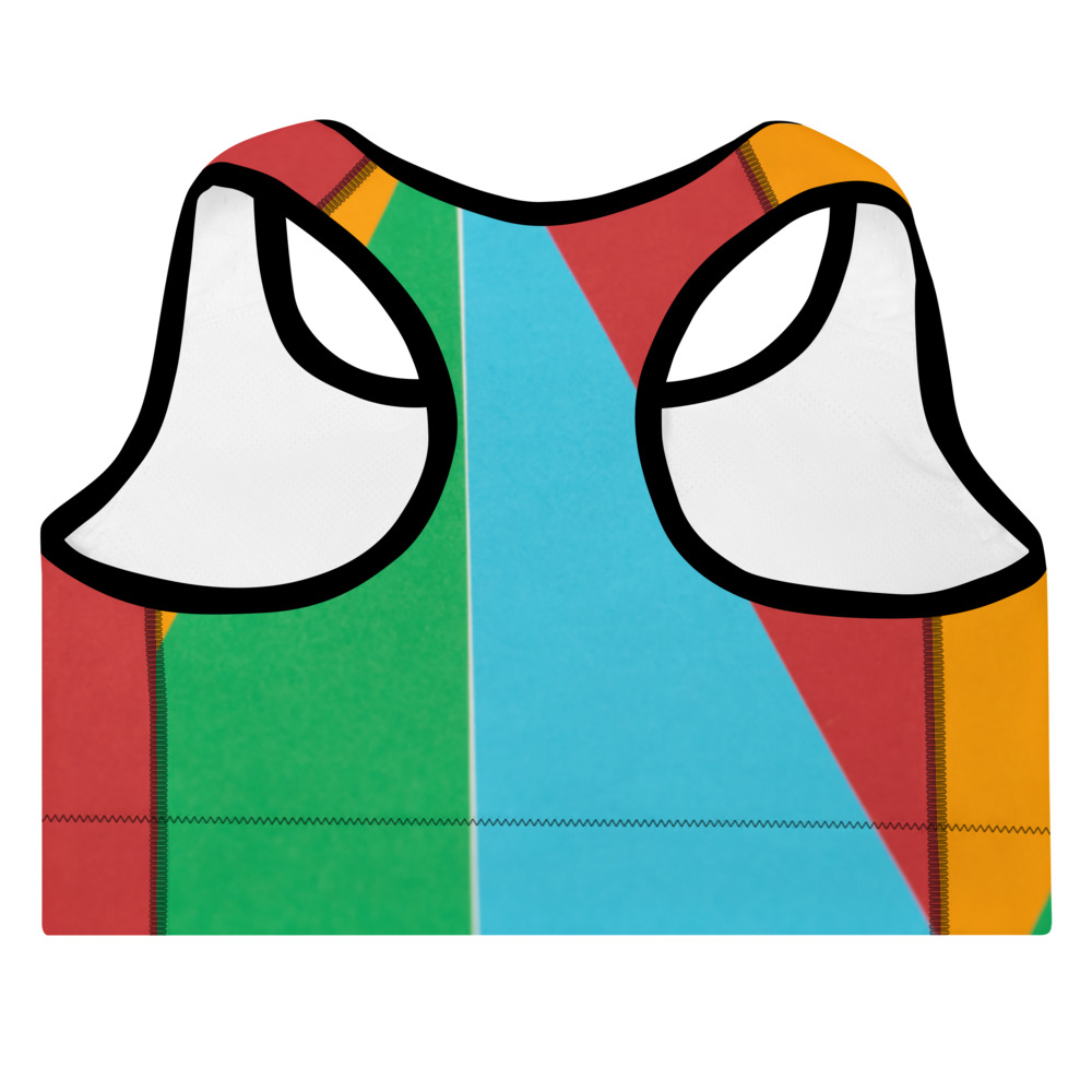 Colors Padded Sports Bra - Image 2
