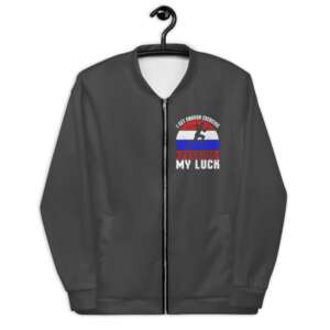 Running Unisex Bomber Jacket | Printed Design | High Quality | Relaxed Fit | Polyester Fabric