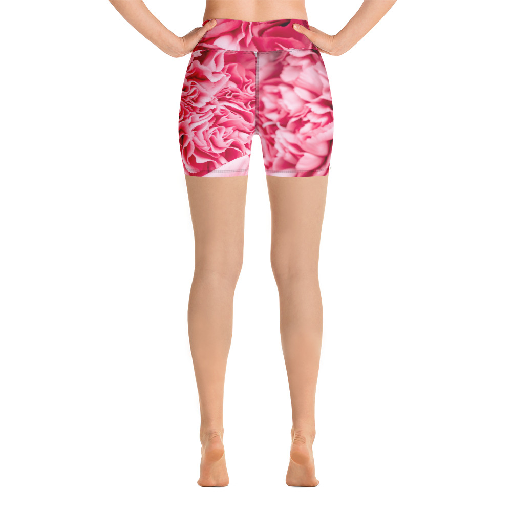 Floral Yoga Shorts - Image 4
