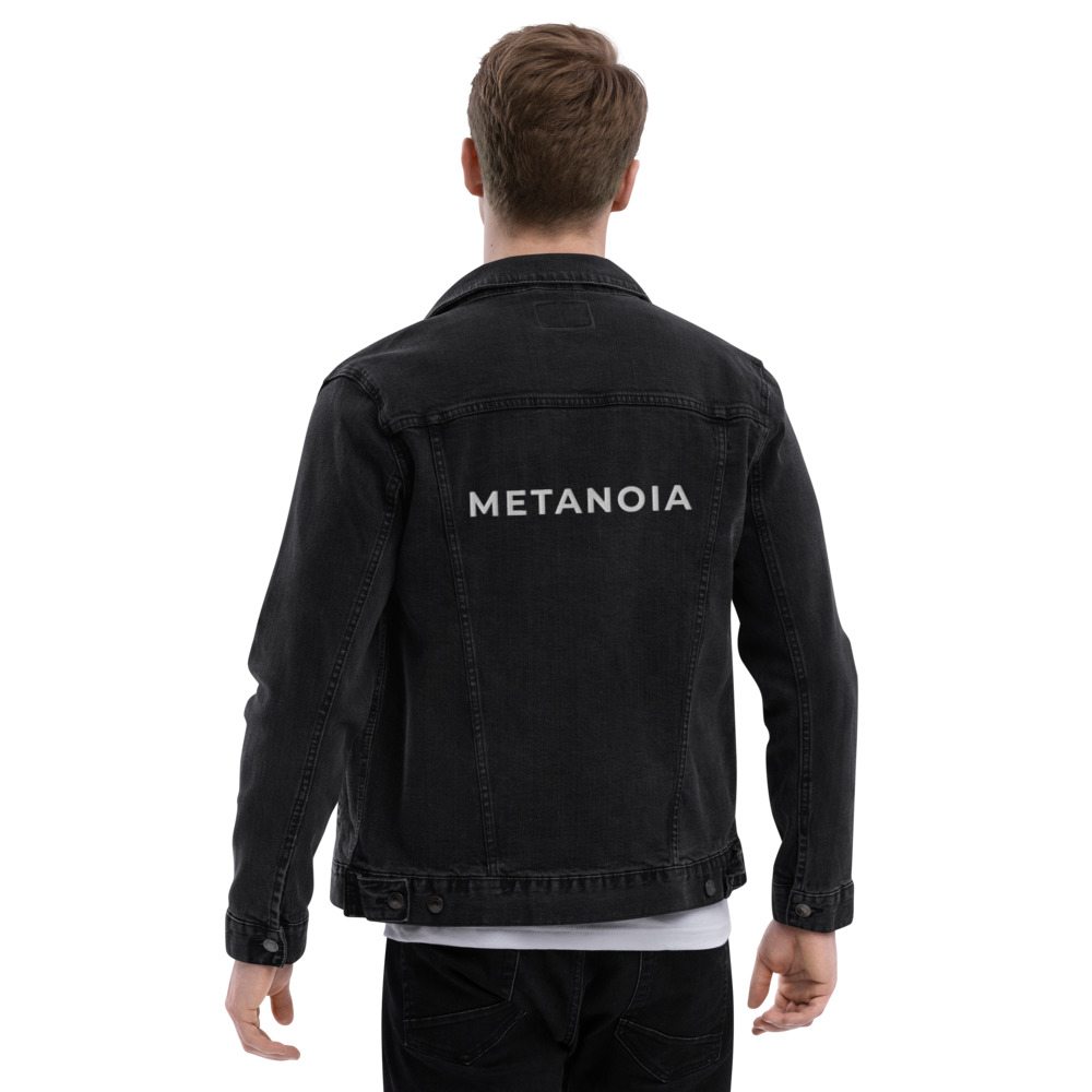 Metanoia Unisex denim jacket | Free Yourself | Change | Denim | Trendy | High Quality - Image 4