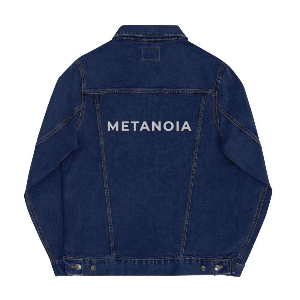 Metanoia Unisex denim jacket | Free Yourself | Change | Denim | Trendy | High Quality