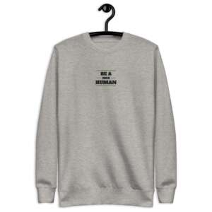 Be a Nice Person Unisex Fleece Pullover | Embroidered | Winter wear | Formal | Casual