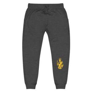 Flame Unisex fleece sweatpants | Fire | Burn | Burn the Fat | Gym wear | Casual Wear | Streetwear | Everyday Look
