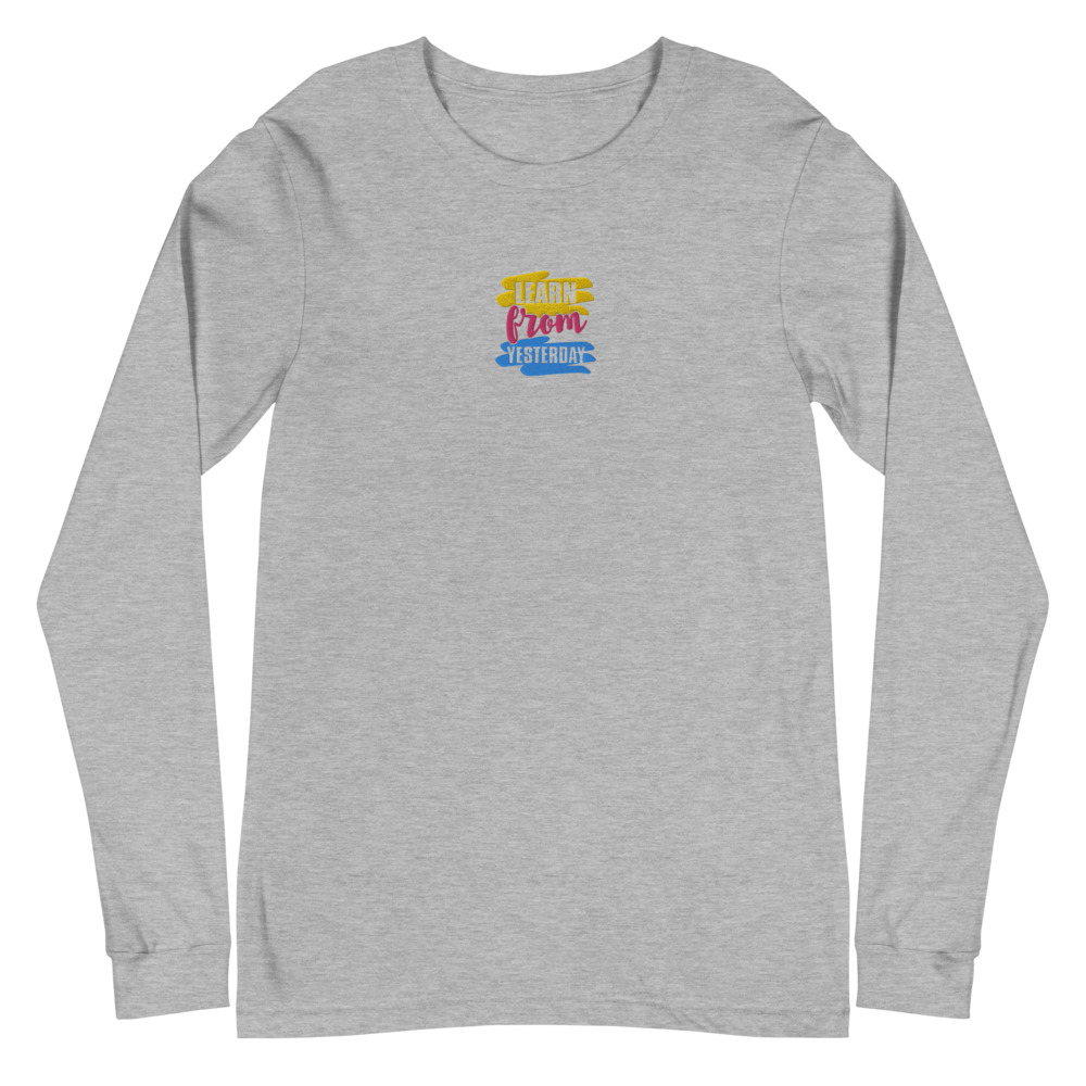 Embroidered Unisex Long Sleeve Tee | Embroidered Collection | Multiple sizes & colors available - Image 9