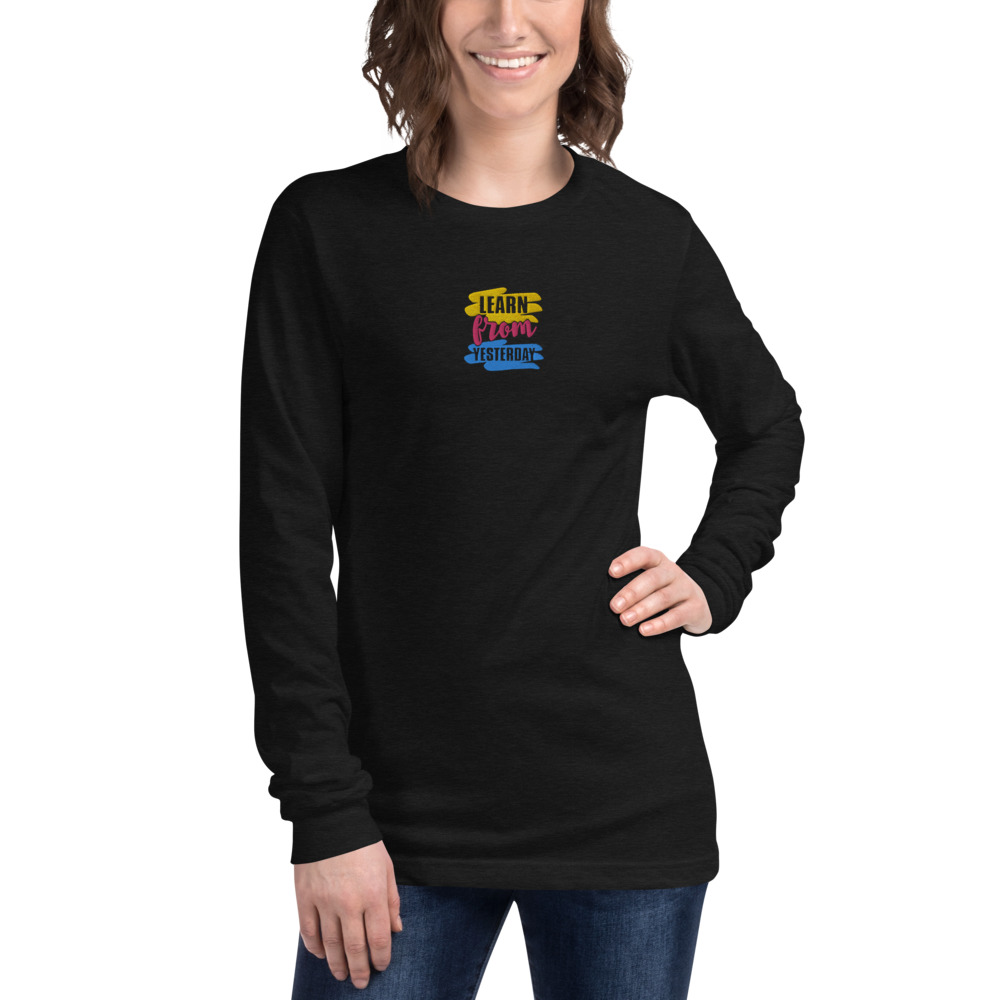Embroidered Unisex Long Sleeve Tee | Embroidered Collection | Multiple sizes & colors available - Image 4
