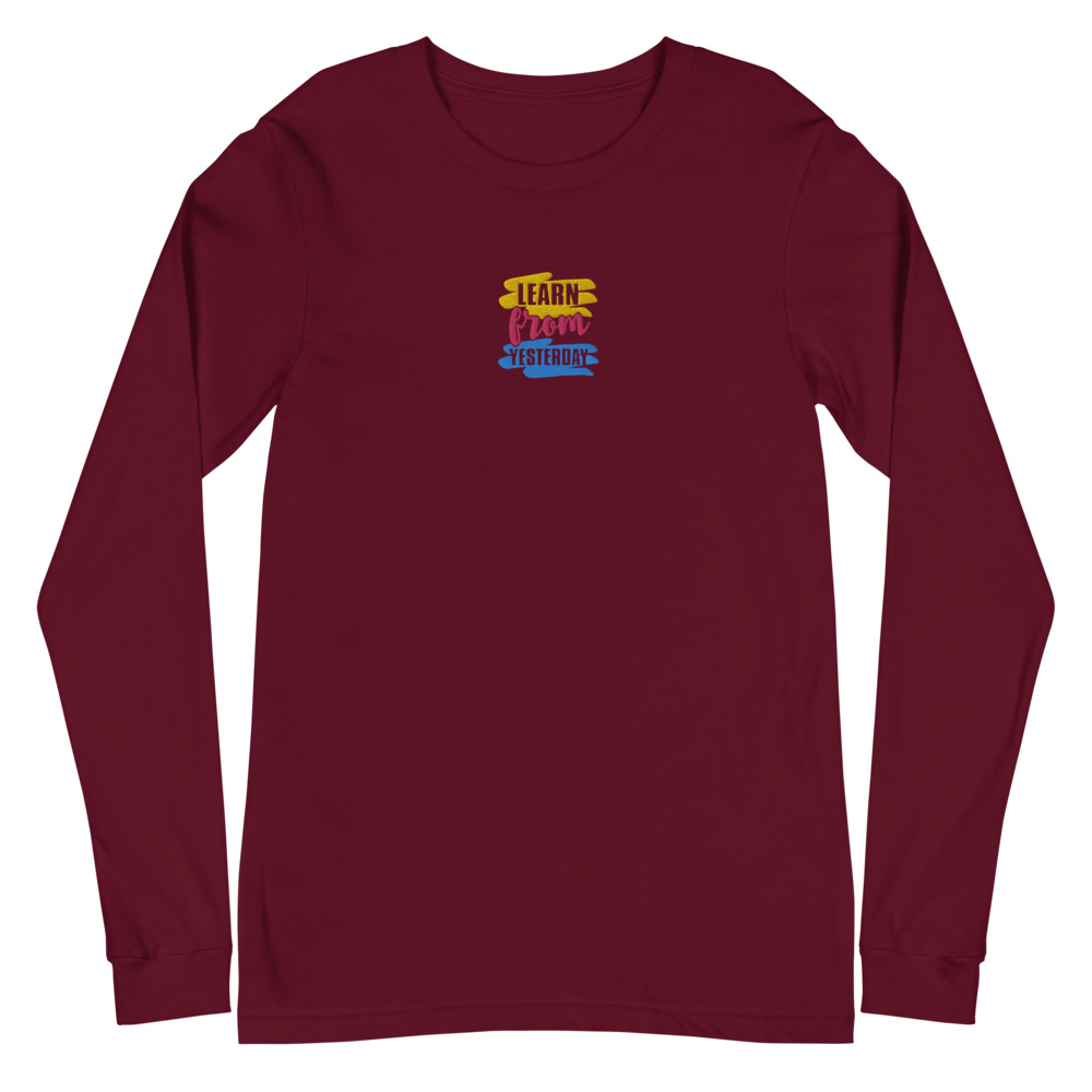 Embroidered Unisex Long Sleeve Tee | Embroidered Collection | Multiple sizes & colors available - Image 7