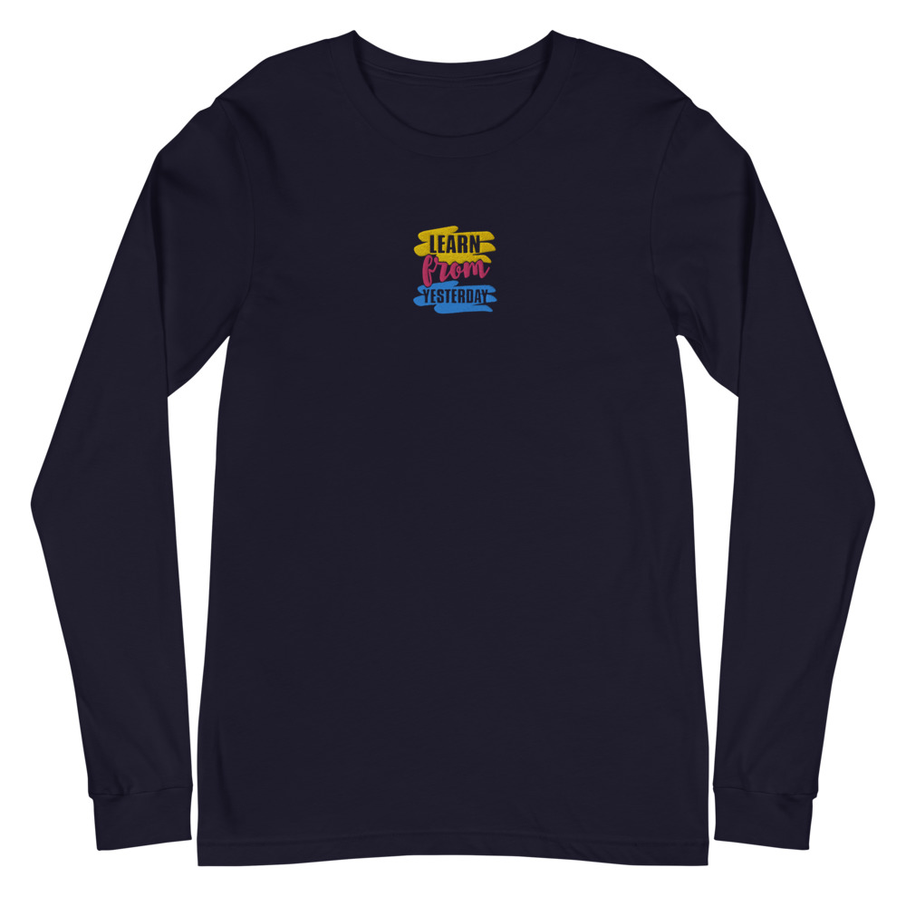 Embroidered Unisex Long Sleeve Tee | Embroidered Collection | Multiple sizes & colors available - Image 6
