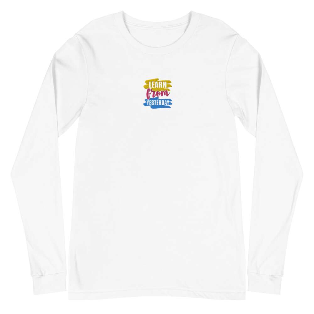 Embroidered Unisex Long Sleeve Tee | Embroidered Collection | Multiple sizes & colors available