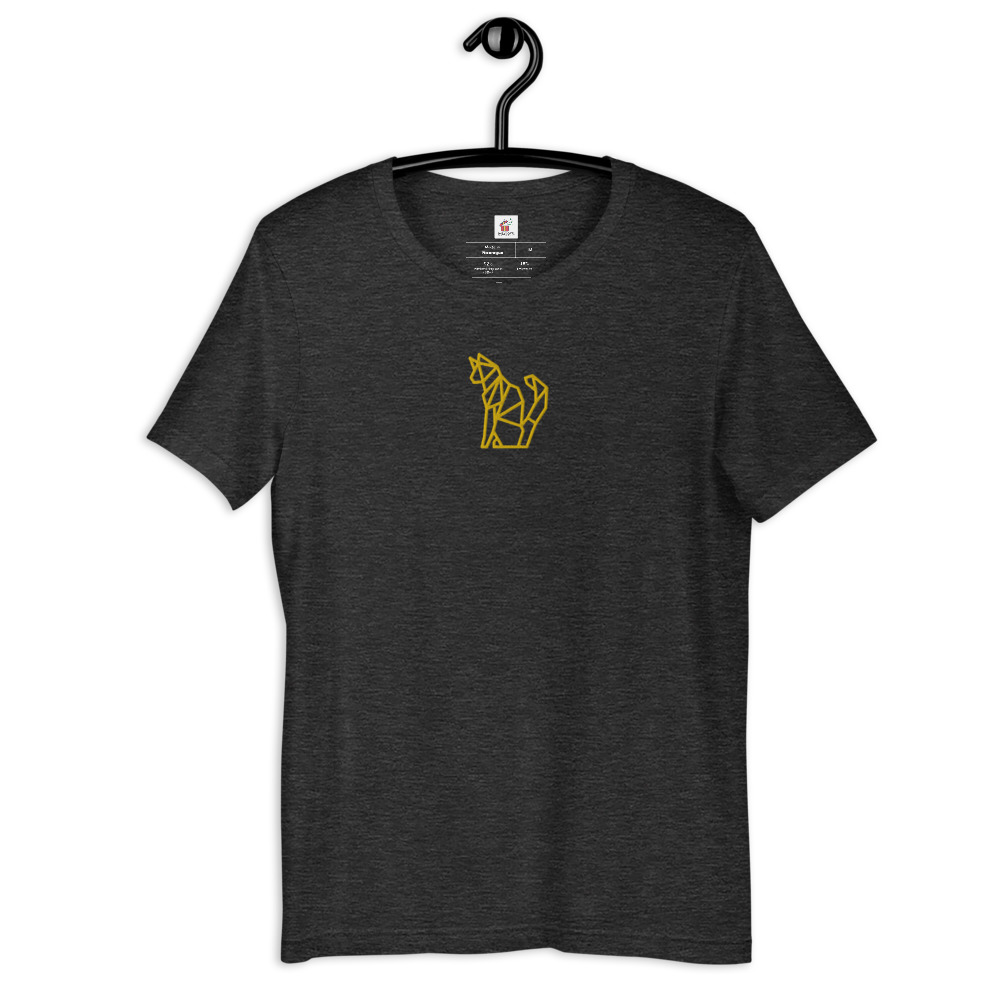 Cat Line Art Short-Sleeve Unisex T-Shirt | Summer Wear | Casual | Street Wear - Image 9