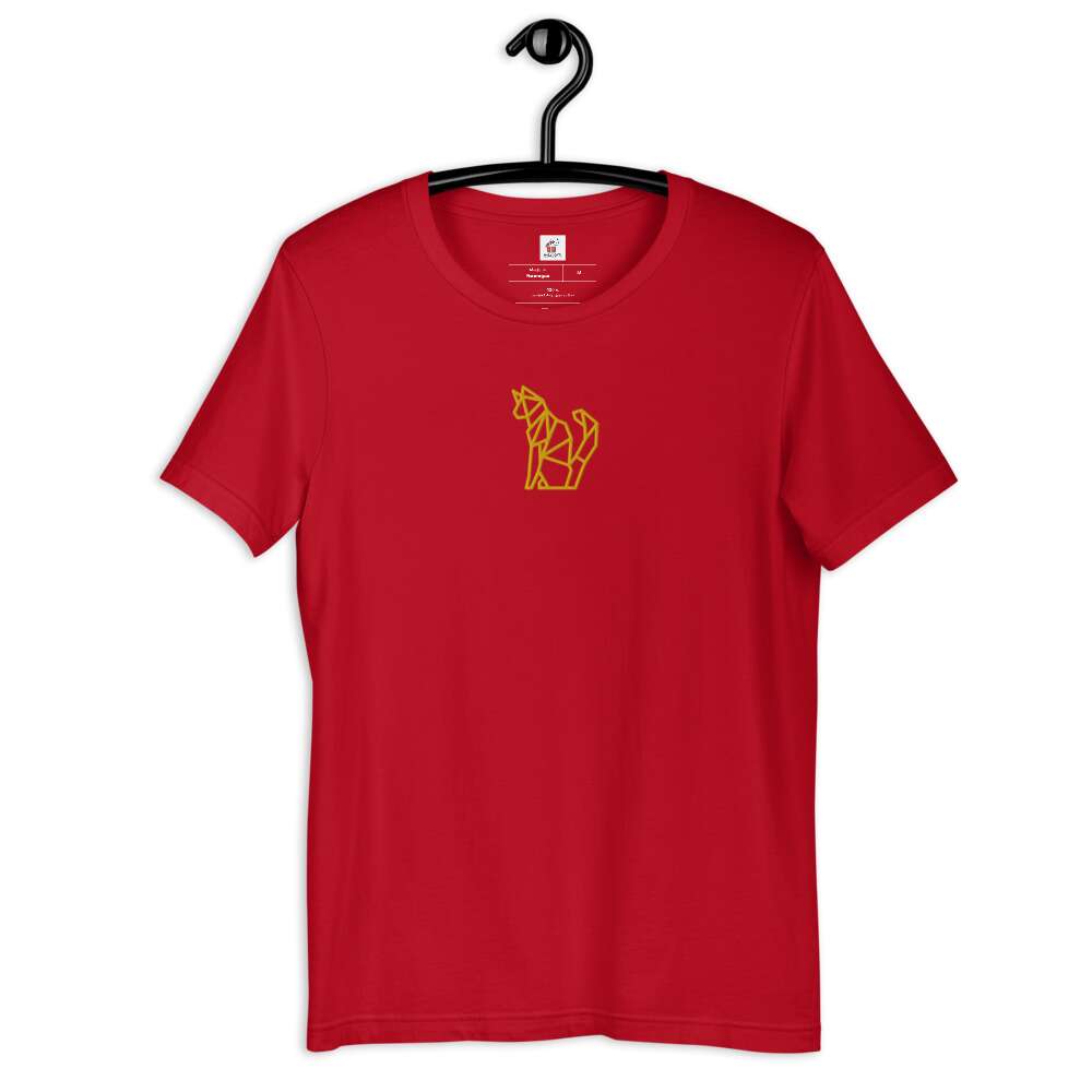Cat Line Art Short-Sleeve Unisex T-Shirt | Summer Wear | Casual | Street Wear